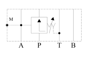 A.C3.5,  Nyomáscsökkentő közlap, 6, A/P, 250bar
