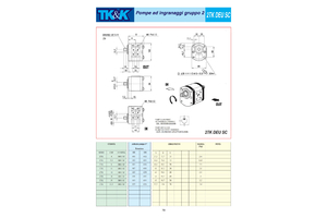 E.SFW.  Szivattyú 2ép. DEU (50-DIN bordás z=9)