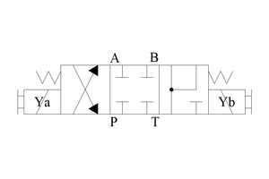 A.C5.1,  Útváltó, 10, 4/3,R, 24 DC (Cetop5-22)