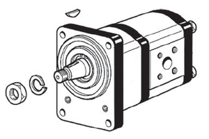 E.SF,  Előtétcs. fogaskerék sziv. 4 ccm, (OT200)