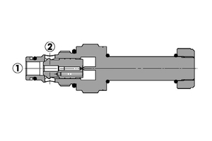 E.U2,  Ülékes útv., 7/8"-UNF, alaph: 1×NA