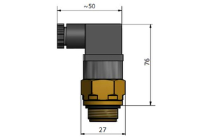 A.HL.1,  Fix hőfok kapcsoló , K1/2" BSP,  48 / 37